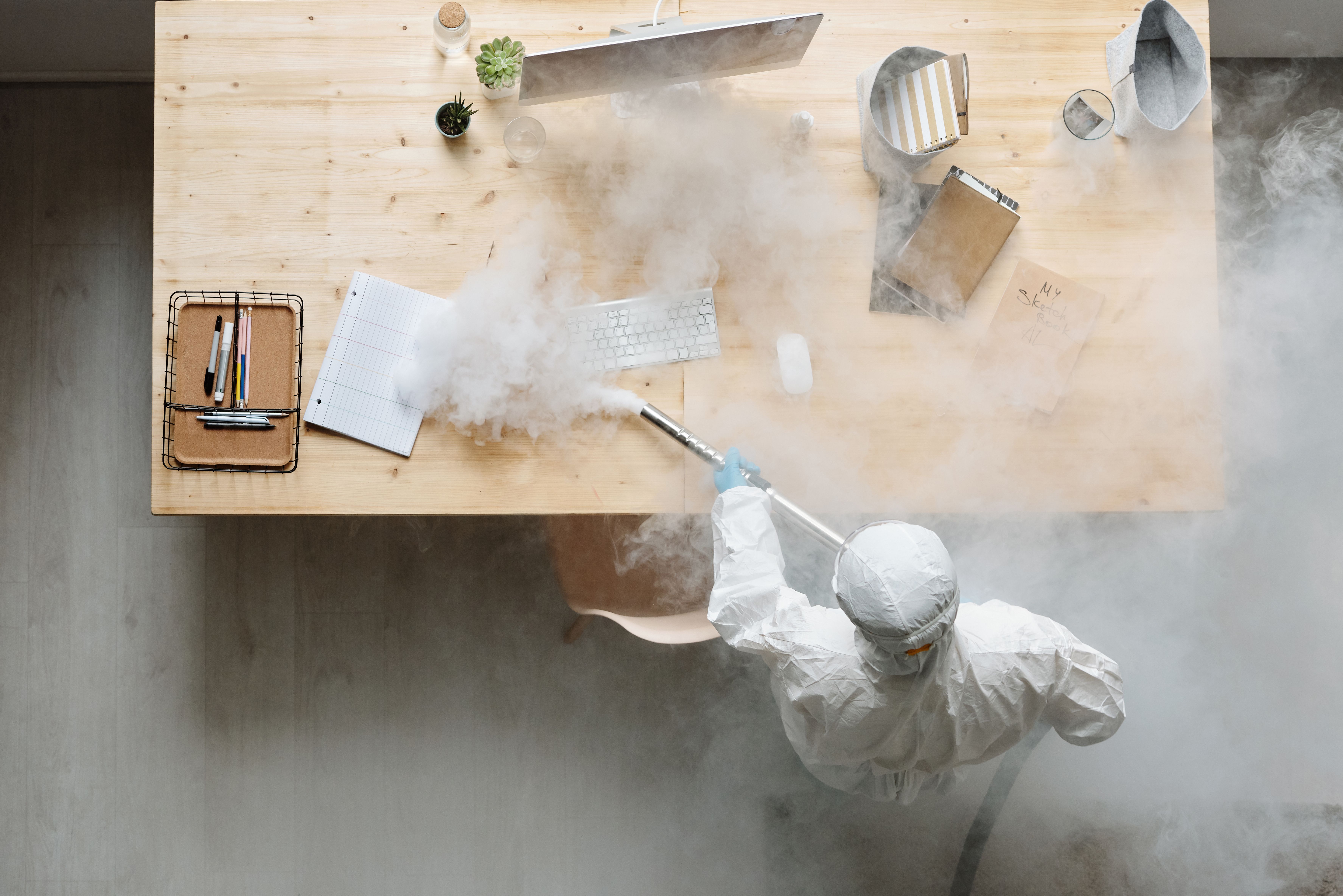Post-pandemic workplace hygiene